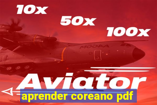 aprender coreano pdf