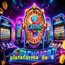 plataforma de 5 reais fortune tiger