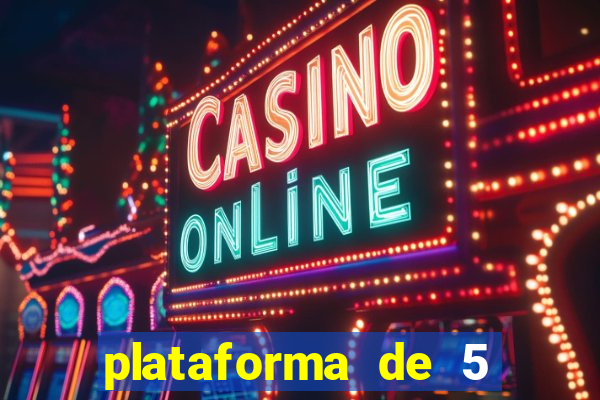 plataforma de 5 reais fortune tiger