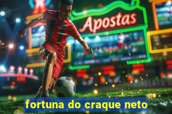fortuna do craque neto
