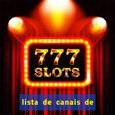 lista de canais de esporte iptv