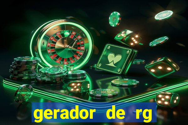 gerador de rg frente e verso