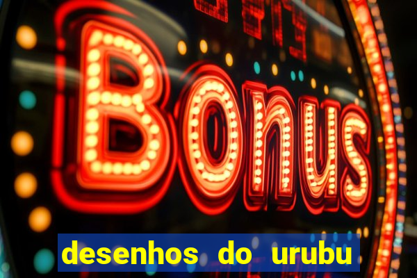 desenhos do urubu do flamengo para colorir