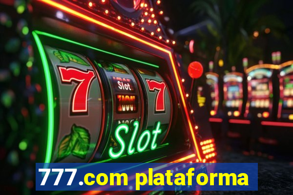 777.com plataforma