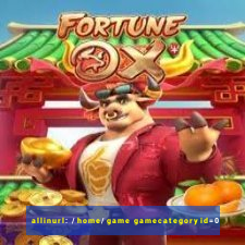 allinurl: /home/game gamecategoryid=0