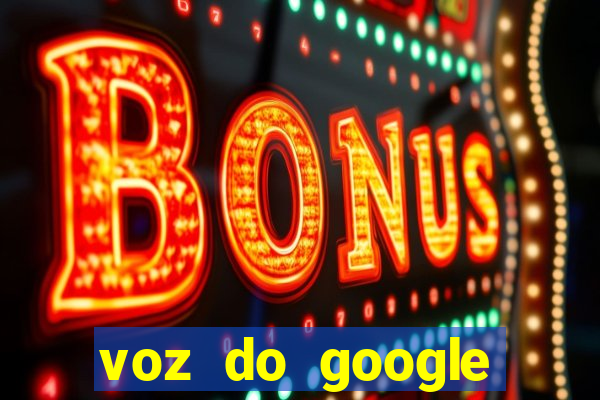 voz do google tradutor homem