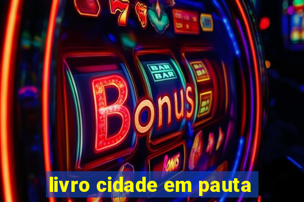livro cidade em pauta