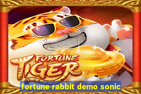 fortune rabbit demo sonic