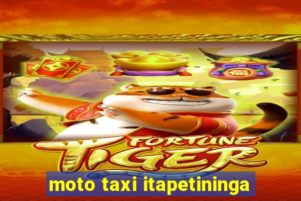 moto taxi itapetininga