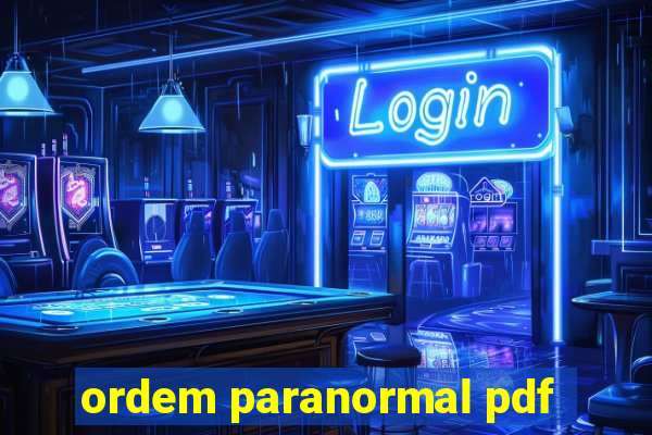 ordem paranormal pdf