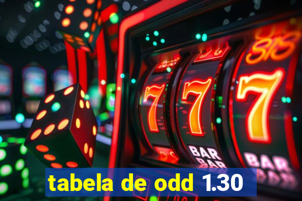 tabela de odd 1.30