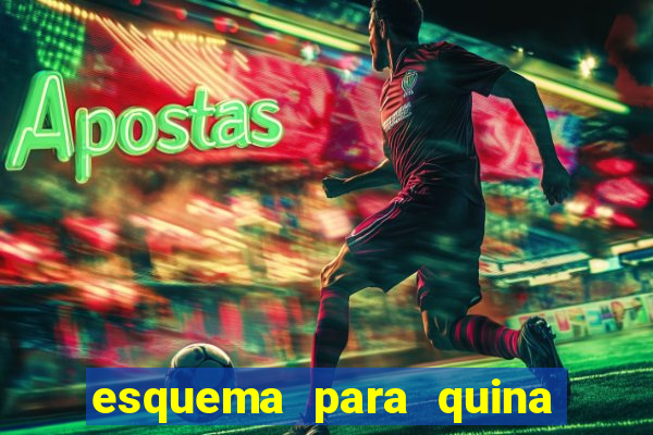 esquema para quina com 20 dezenas