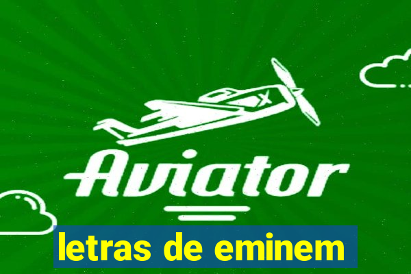 letras de eminem