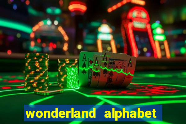 wonderland alphabet comic studio