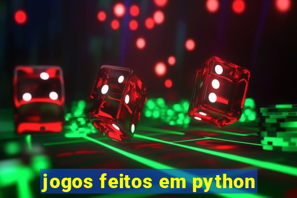 jogos feitos em python