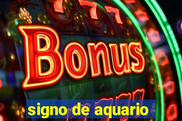 signo de aquario