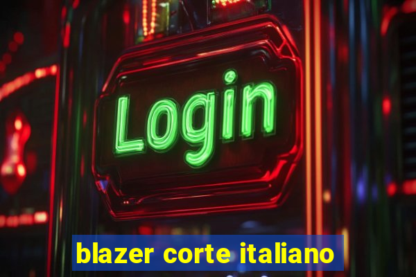 blazer corte italiano