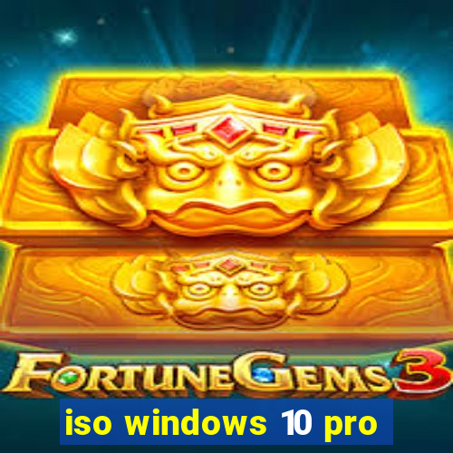 iso windows 10 pro