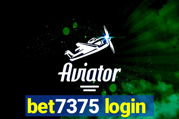 bet7375 login
