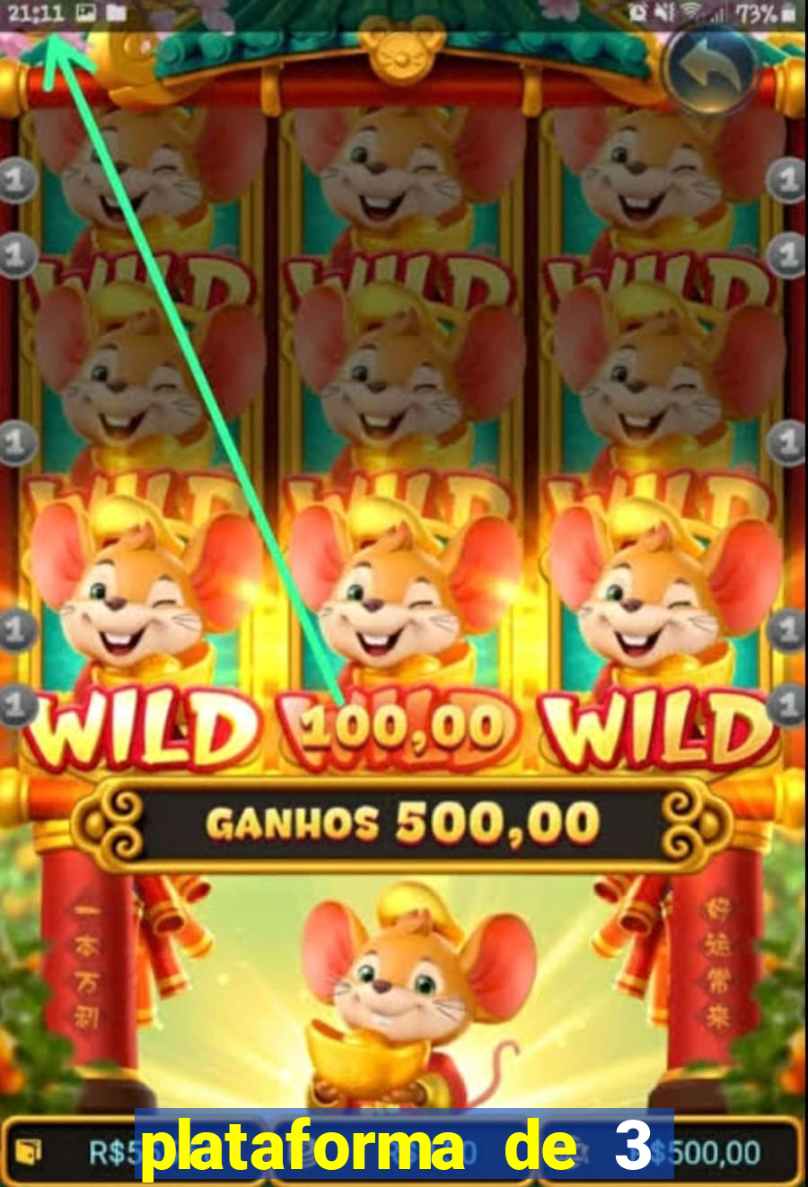 plataforma de 3 reais tigre link