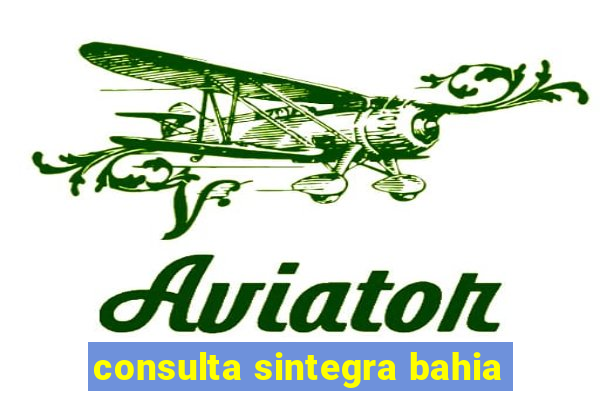 consulta sintegra bahia