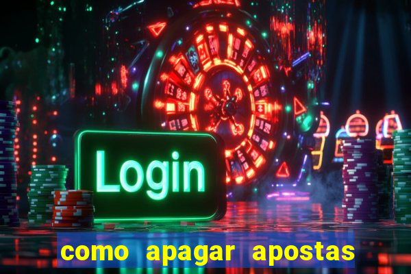 como apagar apostas no app da caixa