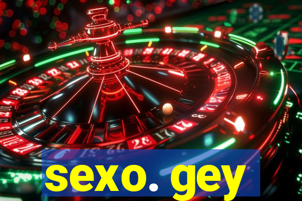 sexo. gey