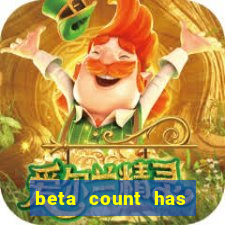 beta count has changed pt br