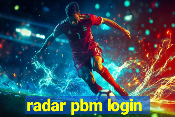 radar pbm login