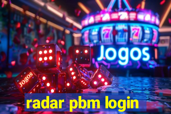 radar pbm login