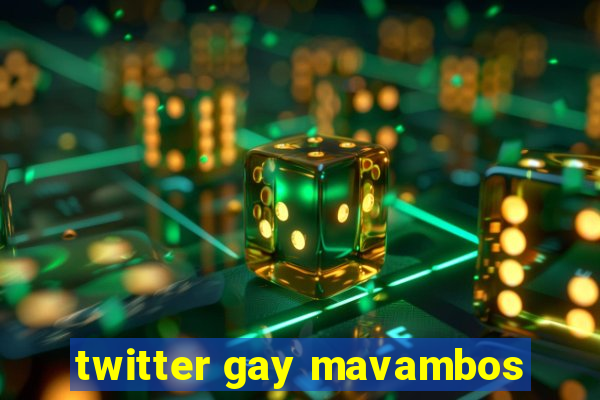 twitter gay mavambos
