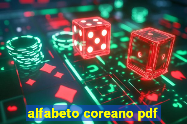 alfabeto coreano pdf