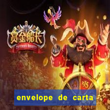 envelope de carta para imprimir