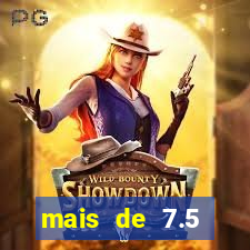 mais de 7.5 escanteios o que significa