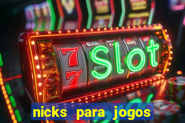 nicks para jogos de tiro