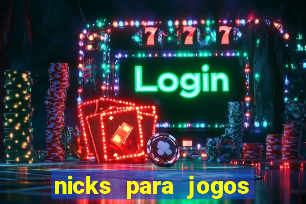 nicks para jogos de tiro
