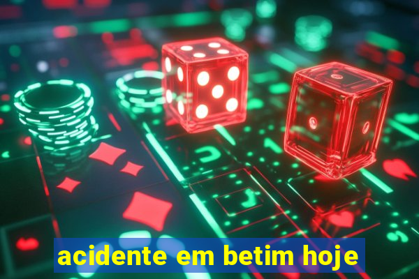 acidente em betim hoje