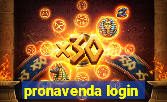 pronavenda login