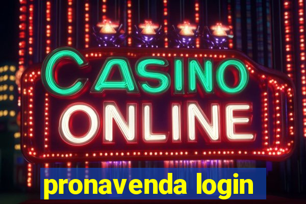 pronavenda login