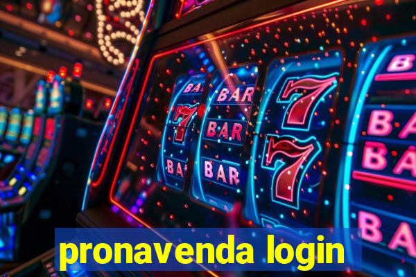 pronavenda login