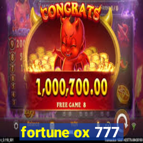 fortune ox 777
