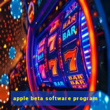 apple beta software program