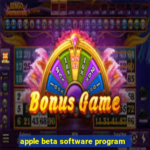 apple beta software program
