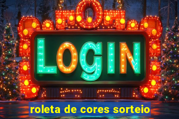 roleta de cores sorteio