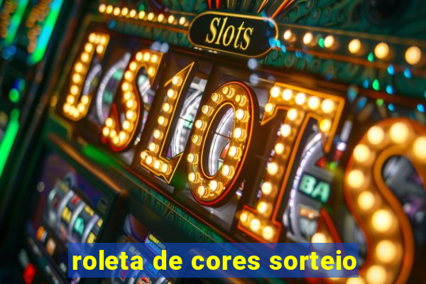 roleta de cores sorteio
