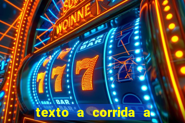 texto a corrida a lagarta lili