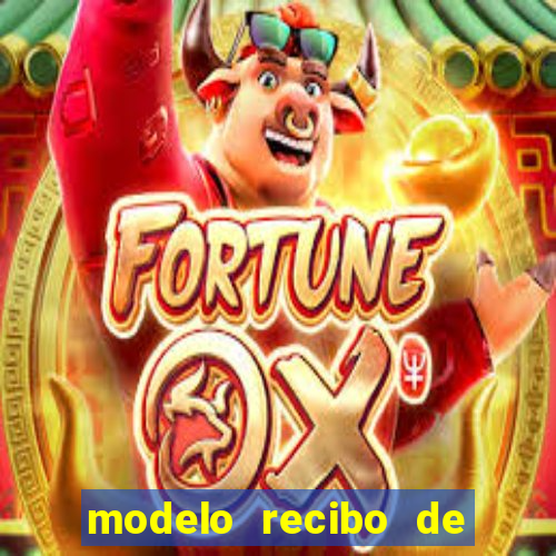 modelo recibo de pagamento autonomo