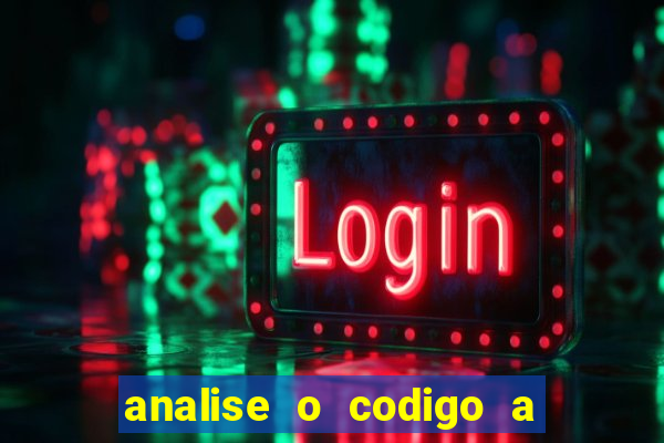 analise o codigo a seguir 1 import javax.swing.joptionpane