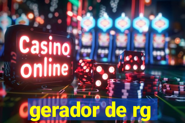 gerador de rg