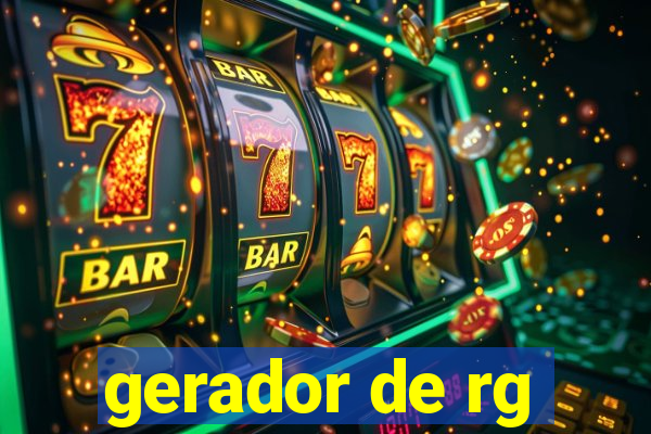 gerador de rg